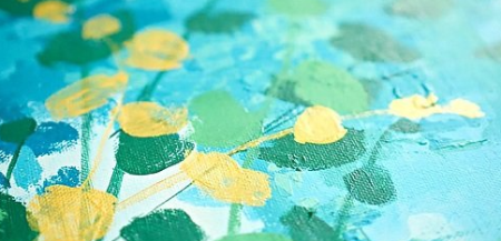 Paint with Courage: Create Acrylic Abstract Eucalyptus paintings