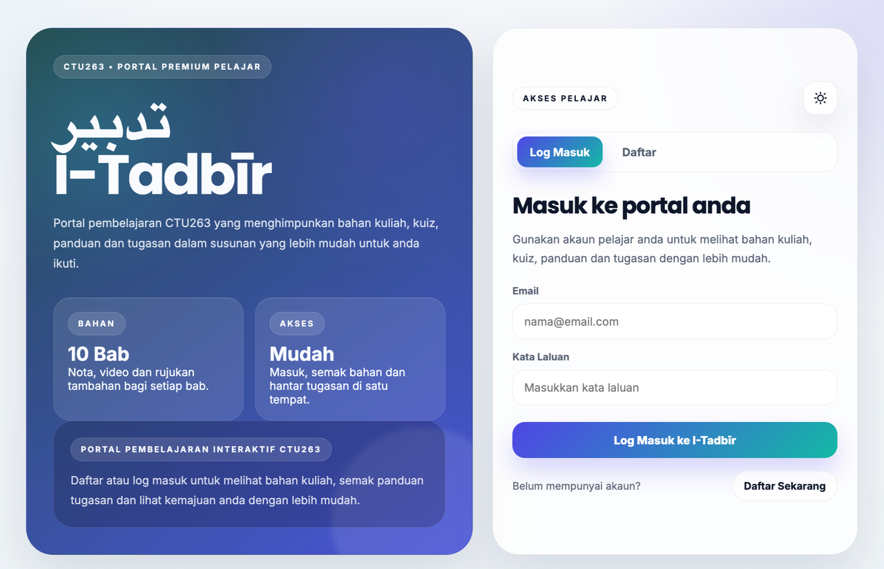 I-TADBIR - Islam dan Pengurusan