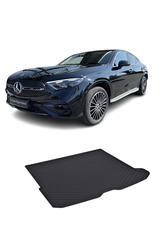 Tavita auto MERCEDES GLC 2023-prezent, protectie portbagaj, Cri-Flo, din cauciuc 100%, compatibil cu autoturismul MERCEDES GLC