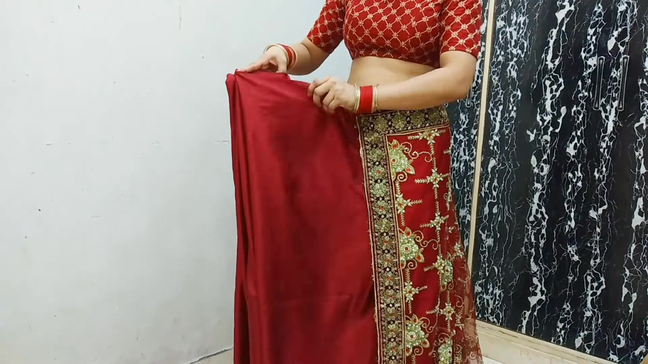 How To Wear Heavy Work Saree For Brides Saree Style with Dupatta Saree
