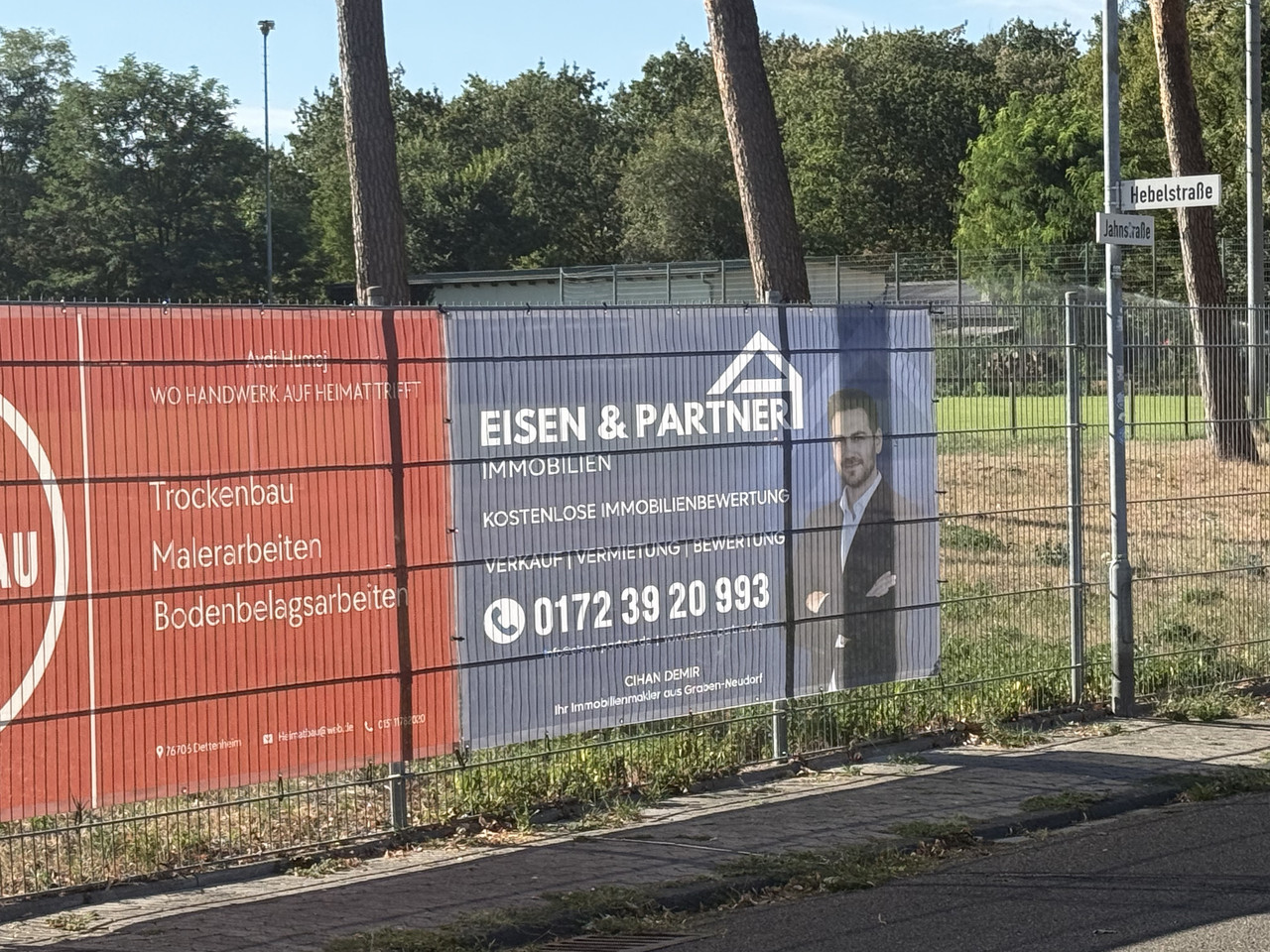 Eisen und Partner Immobilien bei der FVgg Neudorf