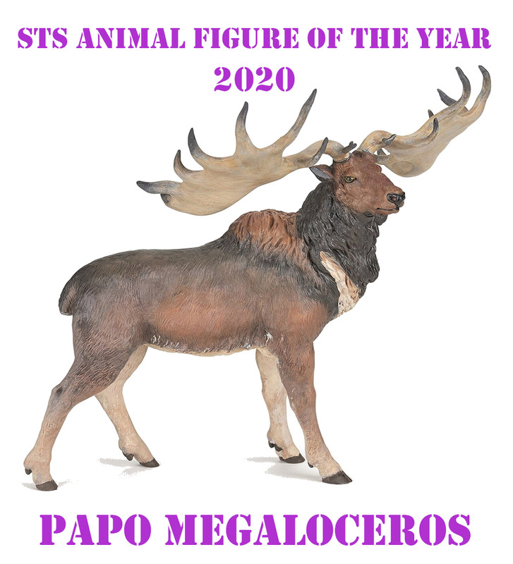 papo -  The STS 2020 Animal figure of the year - Papo Megaloceros ! - Page 3 Papo-55080-megaloceros-1