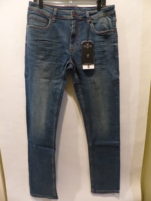 THE PERFECT JEAN MENS SLIM FIT JEANS SZ 33X34 COWBOY-TINTED JU9T1NCWB