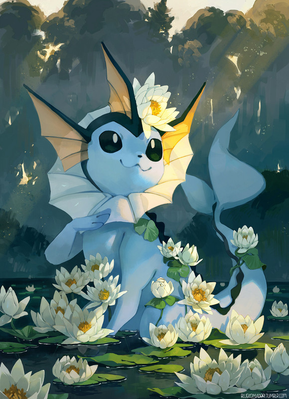 vaporeon-pokemon-drawn-by-bluekomadori-s