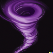 DALL-E-photorealistic-purple-tornado