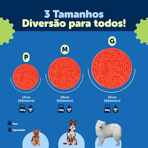 Detalhe do tapete de lamber Pet Games