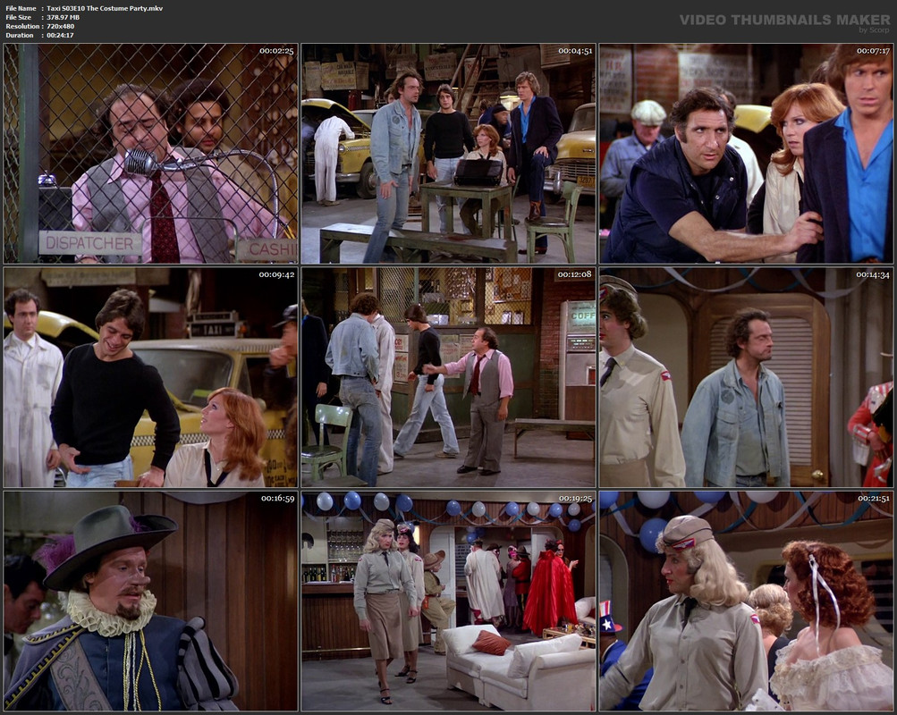Taxi S03E10 The Costume Party.mkv