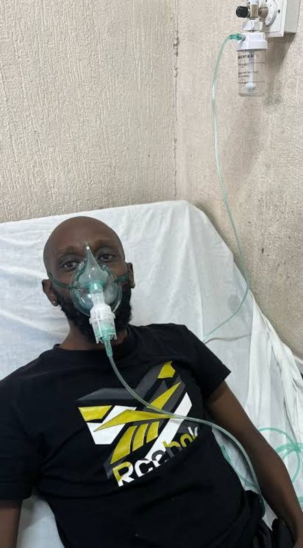 MC Fullstop during his recovery period