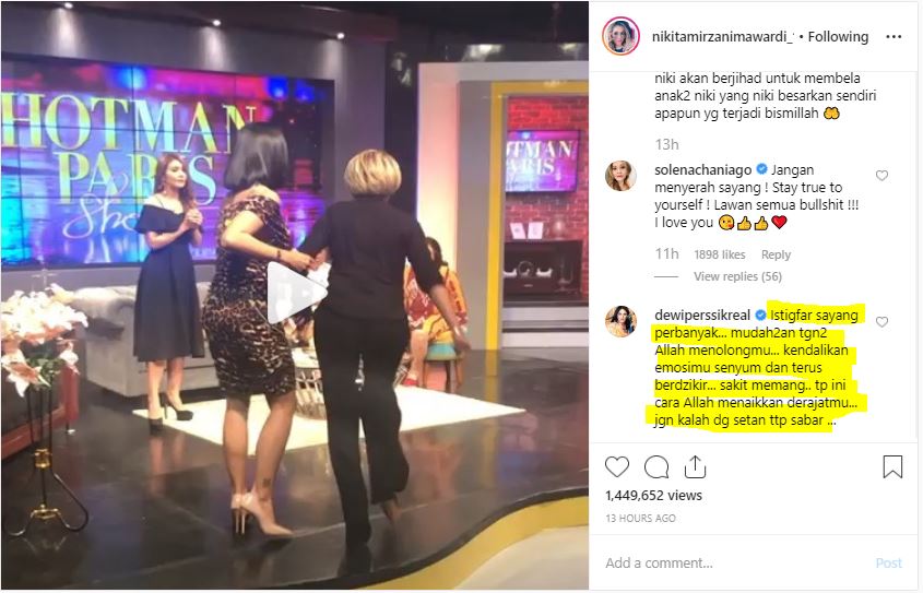 Instagram/nikitamirzanimawardi