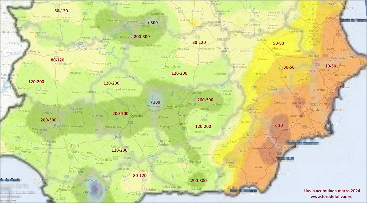 Lluvia caída por zonas - Página 24 Mar24