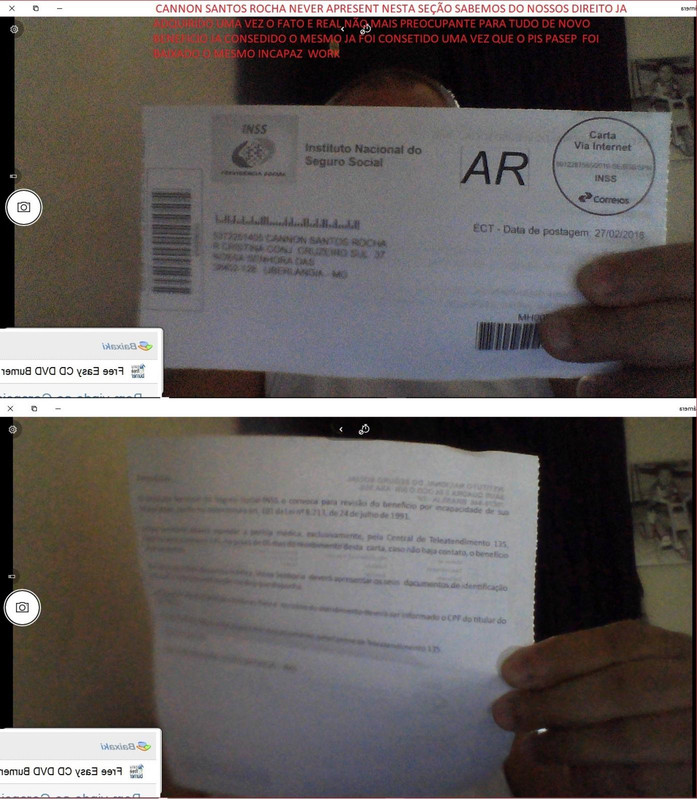 لعين للهINS20356220 A  CANNON SANTOS ROCHA NEVER APRESENT NESTA 