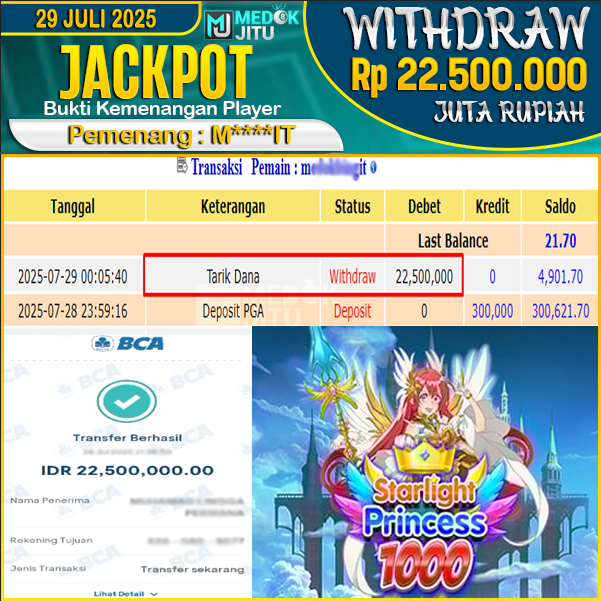 jackpot-slot-starlight-princess-1000-pragmatic-wd-rp-22500000--dibayar-lunas-di-medokjitu-