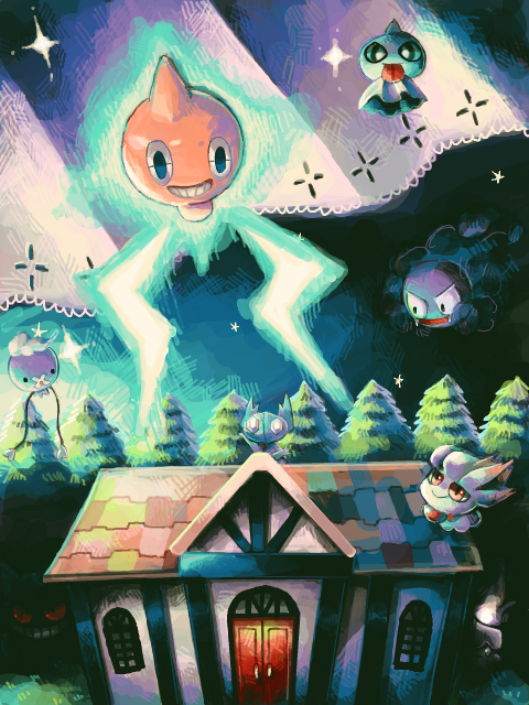 rotom-drifloon-gastly-misdreavus-sableye