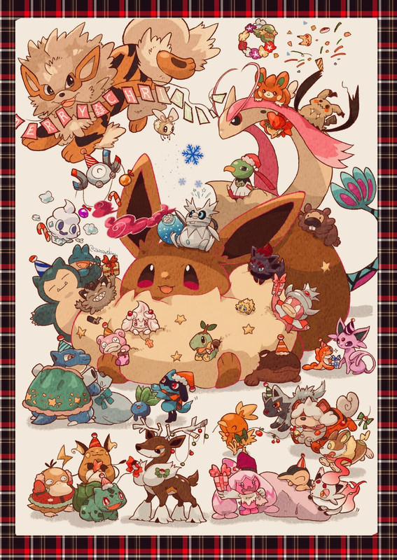pikachu-eevee-bulbasaur-mimikyu-espeon-a