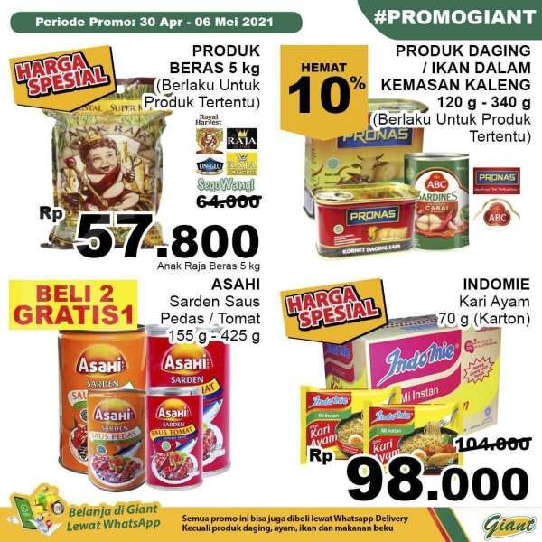 Katalog Promo Giant 30 April - 3 Mei 2021 
