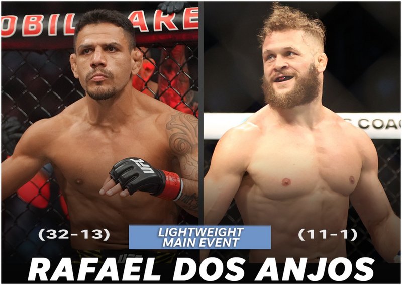 Рафаел дос Аньос и Рафаел Физиев оглавяват UFC Fight Night 209