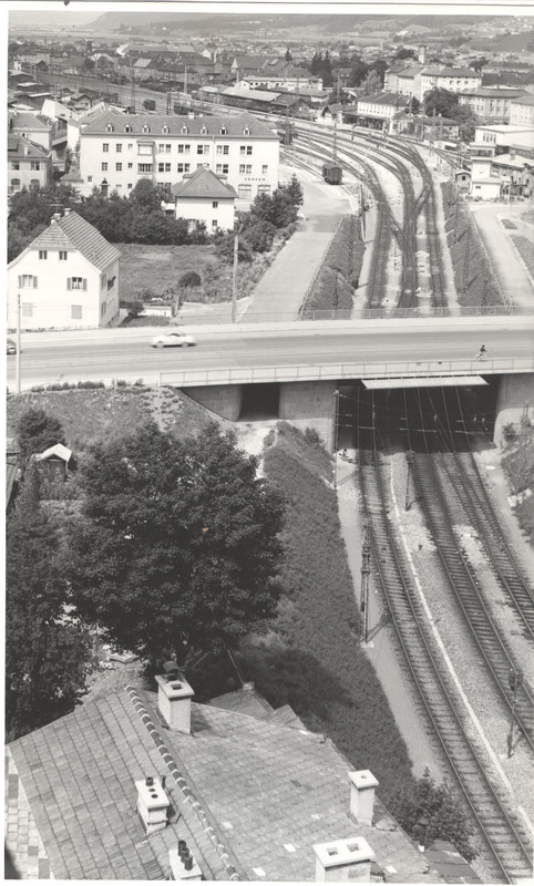 Konzertbrücke vom Wiltener Basilikaturm aus
