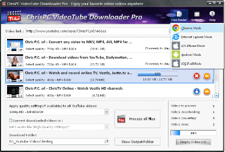 ChrisPC VideoTube Downloader Pro 4.23.0110 Multilingual