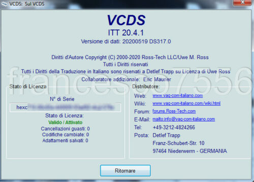CAVO VAG VCDS 20.4.1 ITALIANO (Ultima Versione) - POLOVW.IT