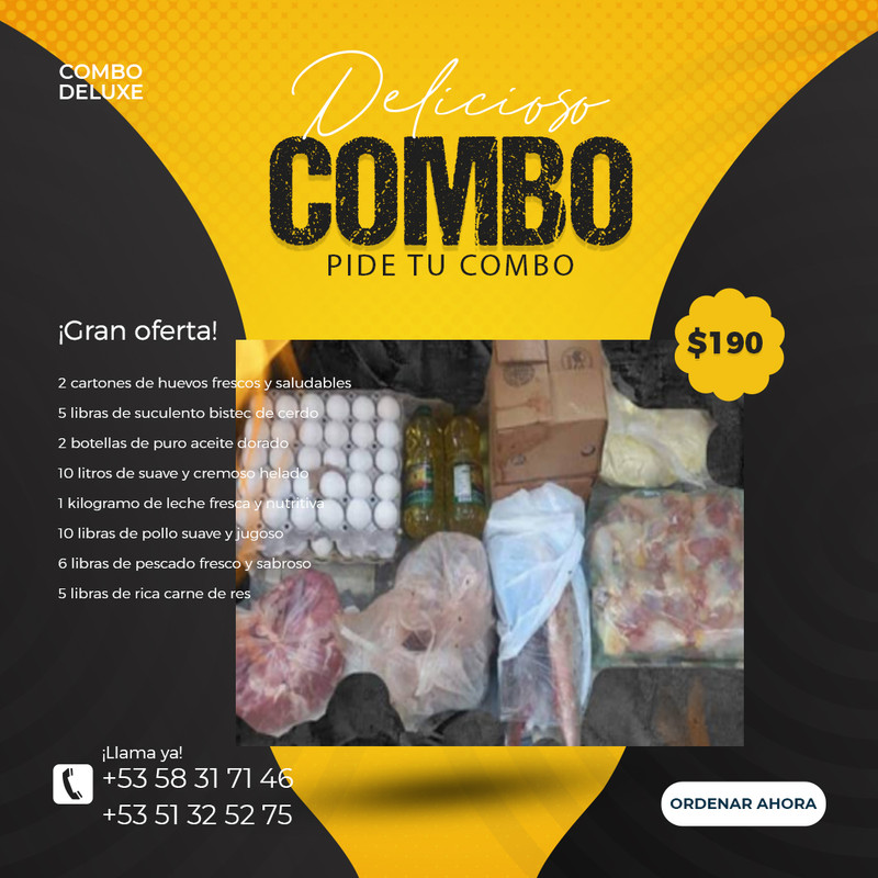 Combo Deluxe: Una muestra de amor y apoyo a Cuba