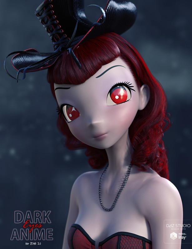 Dark Anime Eyes & Lashes for Star 2.0 Dark Anime Eyes & Lashes for Star 2.0