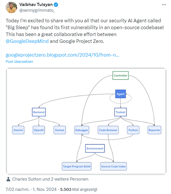 Google Projekt Big Sleep