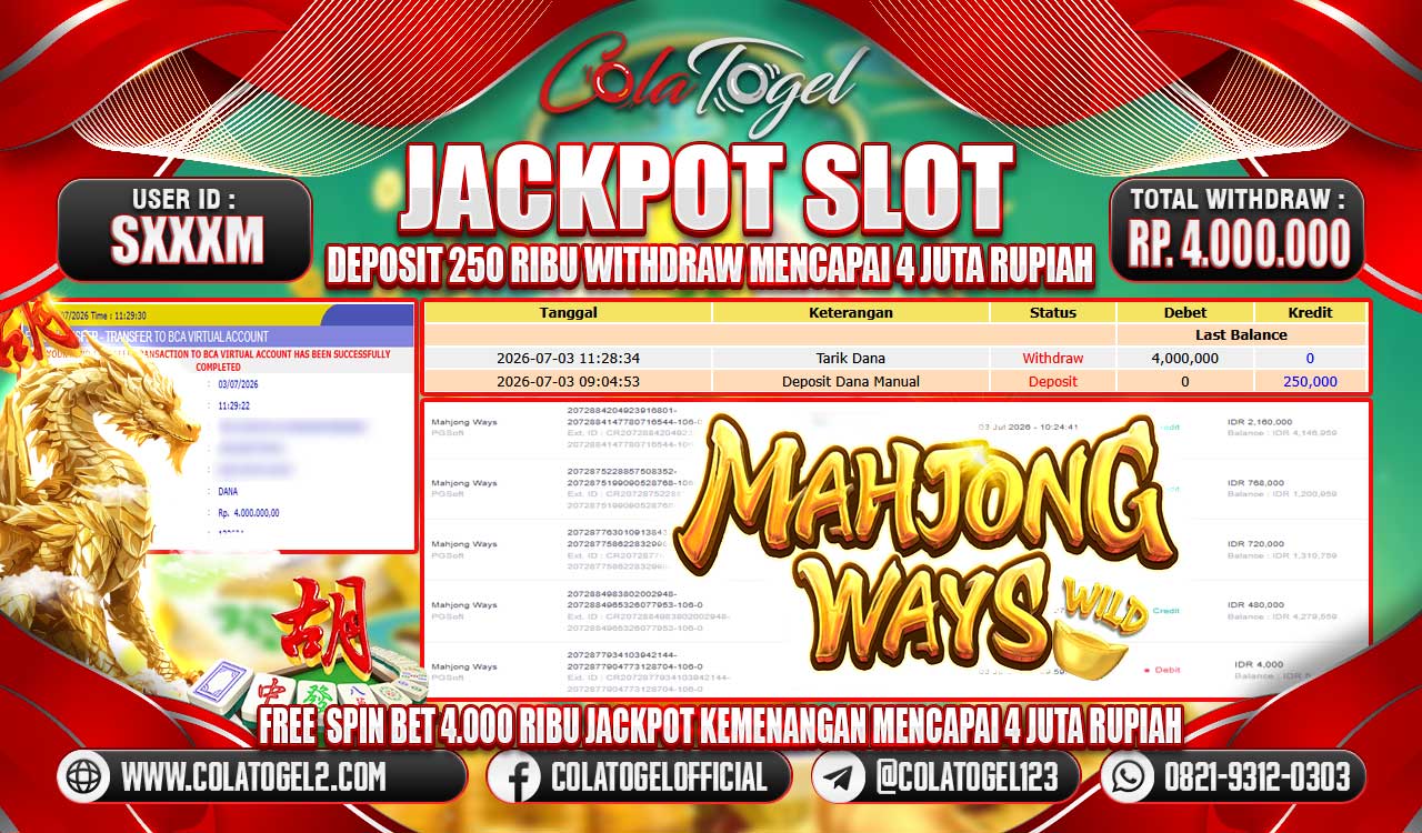 JACKPOT SLOT GACORR!!