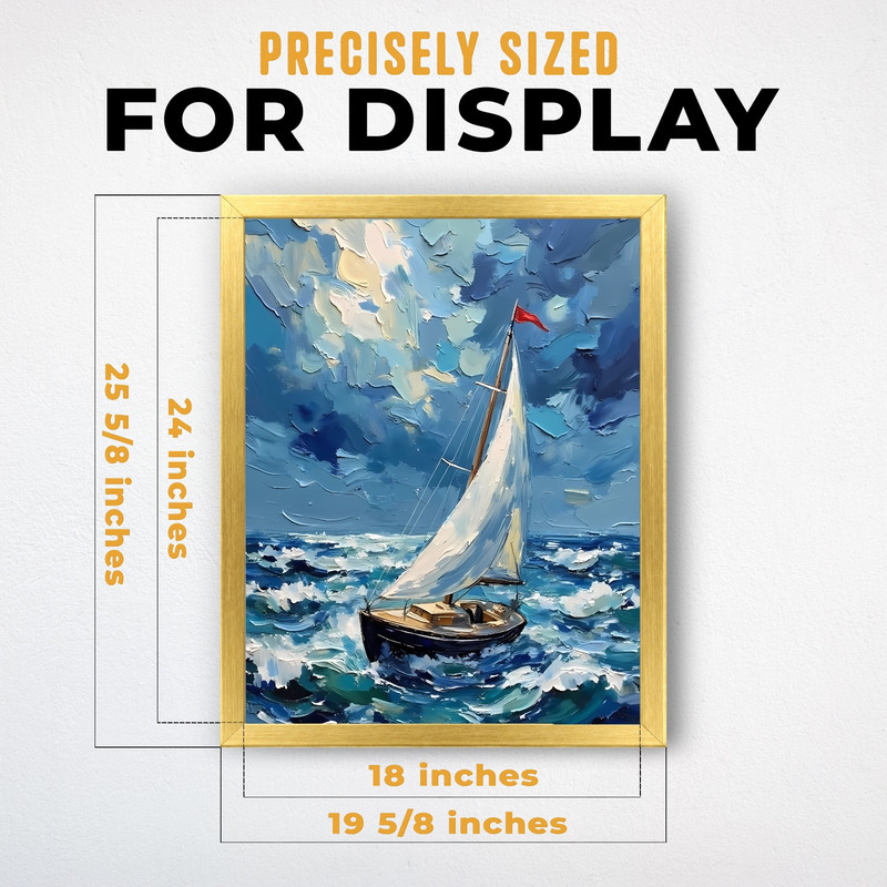 (IP008210C) Sailboat and Storm V3
