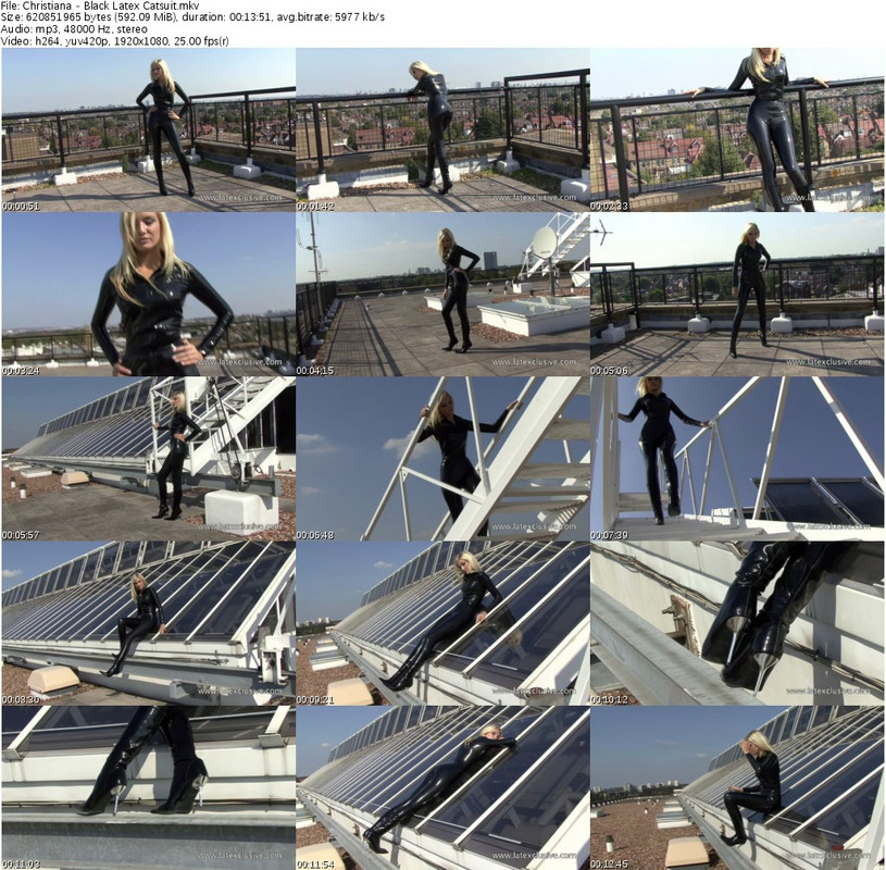 Christiana - Black Latex Catsuit_s