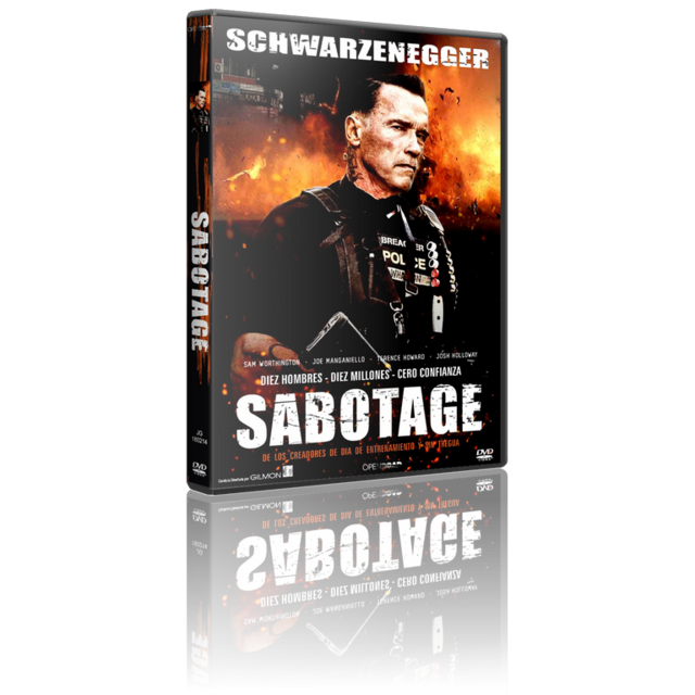 Portada - Sabotage [DVD9Full] [PAL] [Cast/Ing/Cat] [Sub:Cast/Cat] [2014] [Acción]