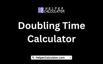 Doubling Time Calculator