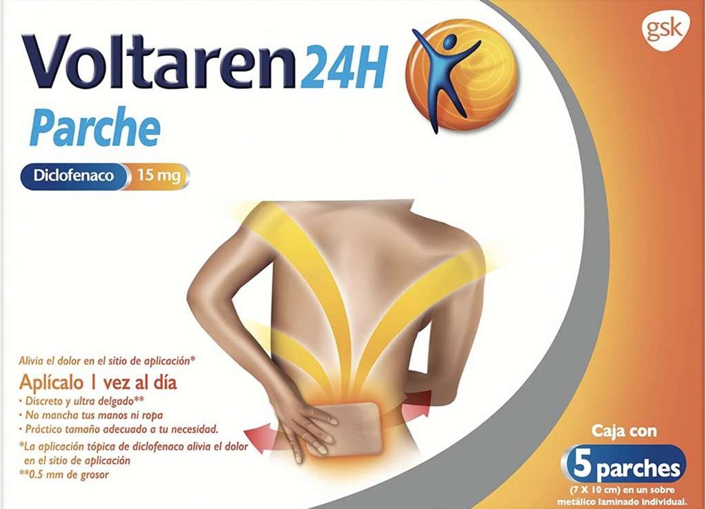 Amazon: Voltaren Parches 15 mg (24 hrs) | Planea y Ahorra, envío gratis con Prime 
