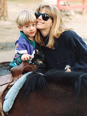 Ryan with his mother