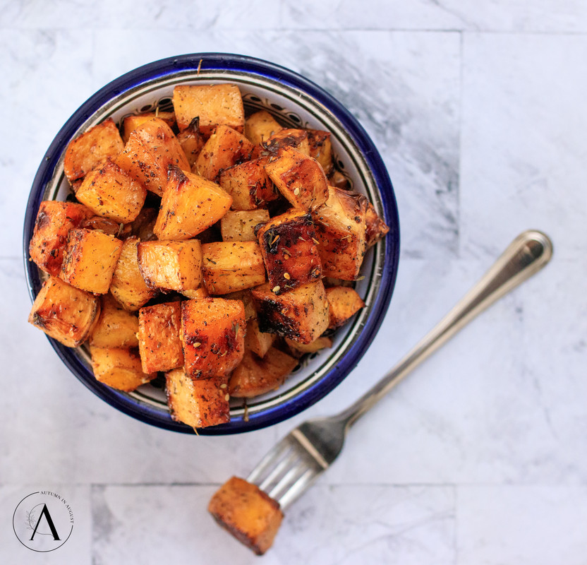 Honey Za'atar Roasted Rutabagas Honey Za'atar Roasted Rutabagas