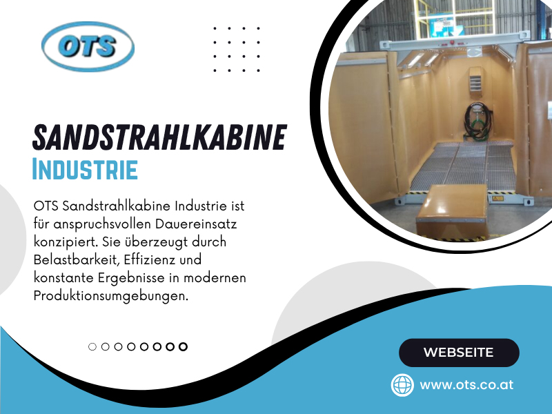 Sandstrahlkabine Industrie