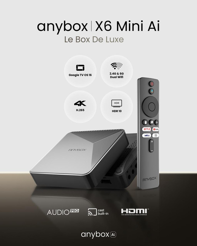 Anybox X6 Mini AI TV Box - صورة 1