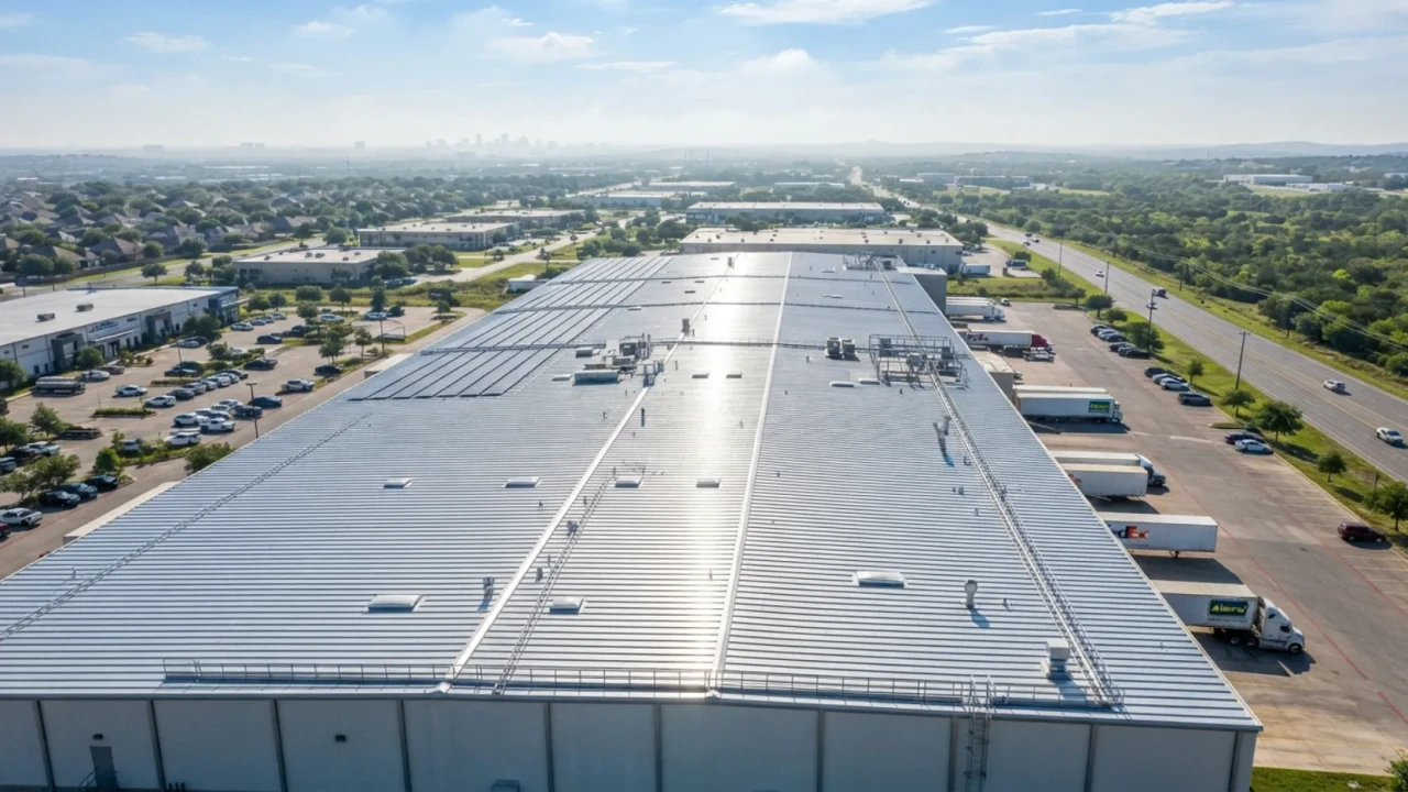 Professional metal roof inspection fastener check San Antonio