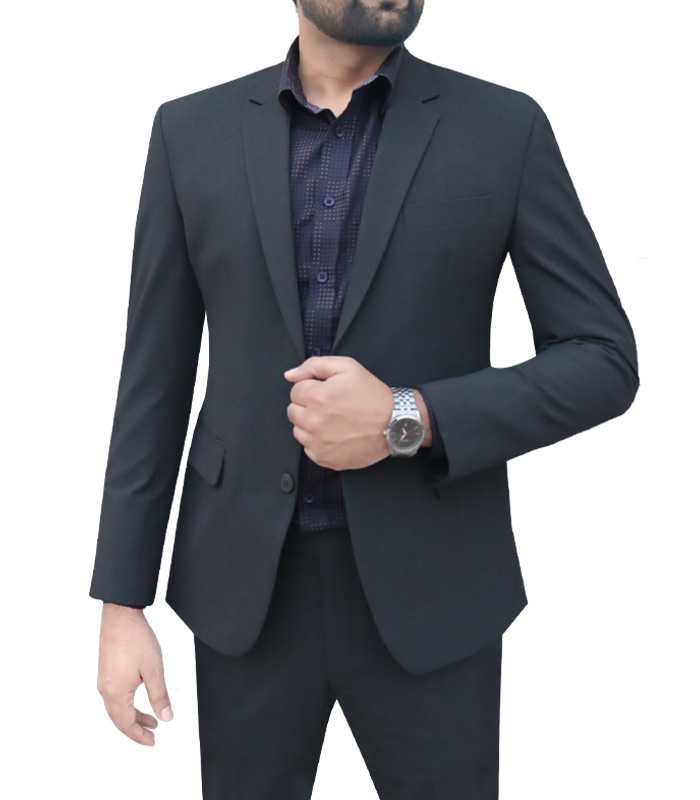 Formal Slim Blazer for Men Color: 88. BLACK