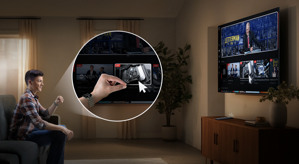 Control total desde tu muñeca: así se manejan los TVs Vision AI con el Galaxy Watch