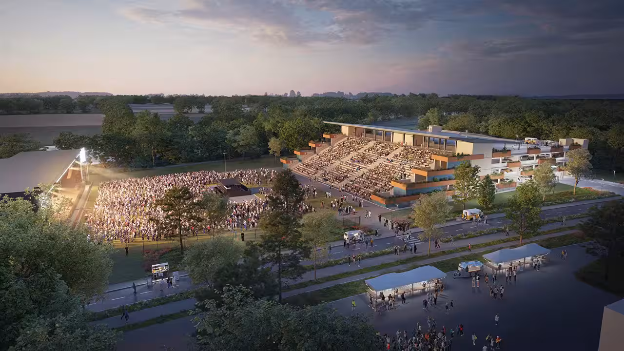 Nouvelle Arena Les Sables d'Olonne – Vue du bâtiment écologique