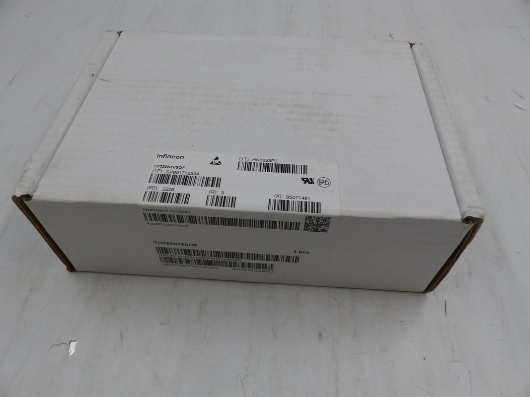 QTY 3 INFINEON TD320N18SOF POWER THYRISTOR MODULES ECO BLOCK G2226 50MM 1800V