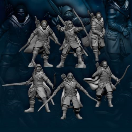 Human North Riders on Foot – 3D Print Model