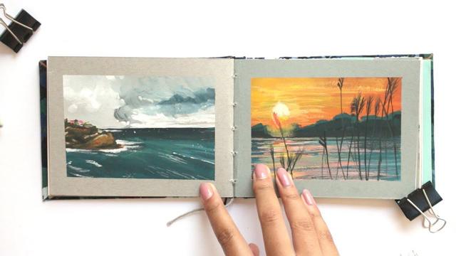 Paint a Landscape with Gouache Paint a Landscape with Gouache