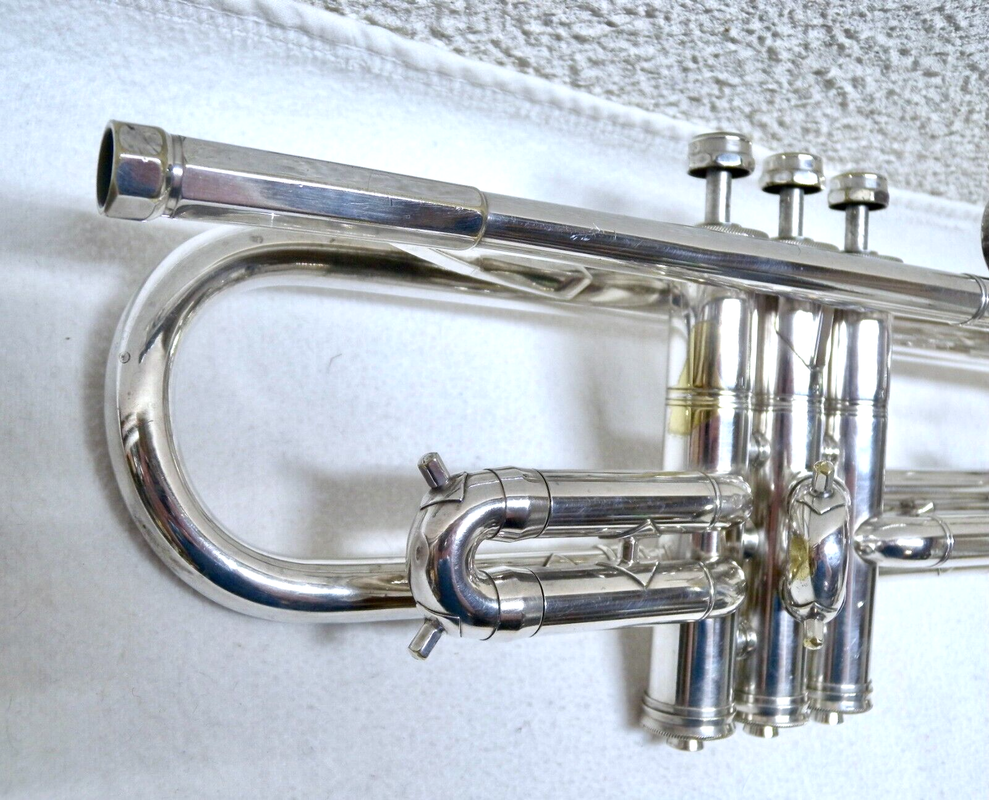 King 1937 Liberty Silvertone trumpet  sn 210902 (5)