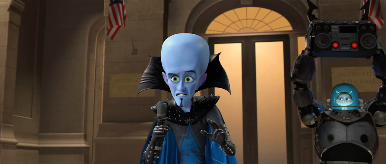 Megamind 2010 BluRay [Hindi + Tamil + Telugu + English] 480p, 720p, 1080p ESub Screenshot
