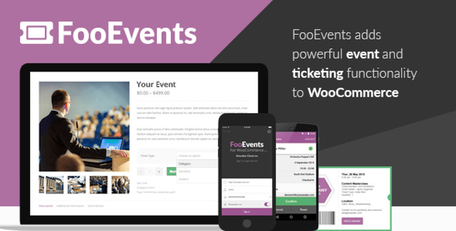 Fooevents For Woocommerce + Addons Premium WordPress