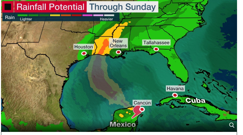 Tormenta tropical Gamma: las imágenes más impactantes ✈️ Foro Riviera Maya y Caribe Mexicano