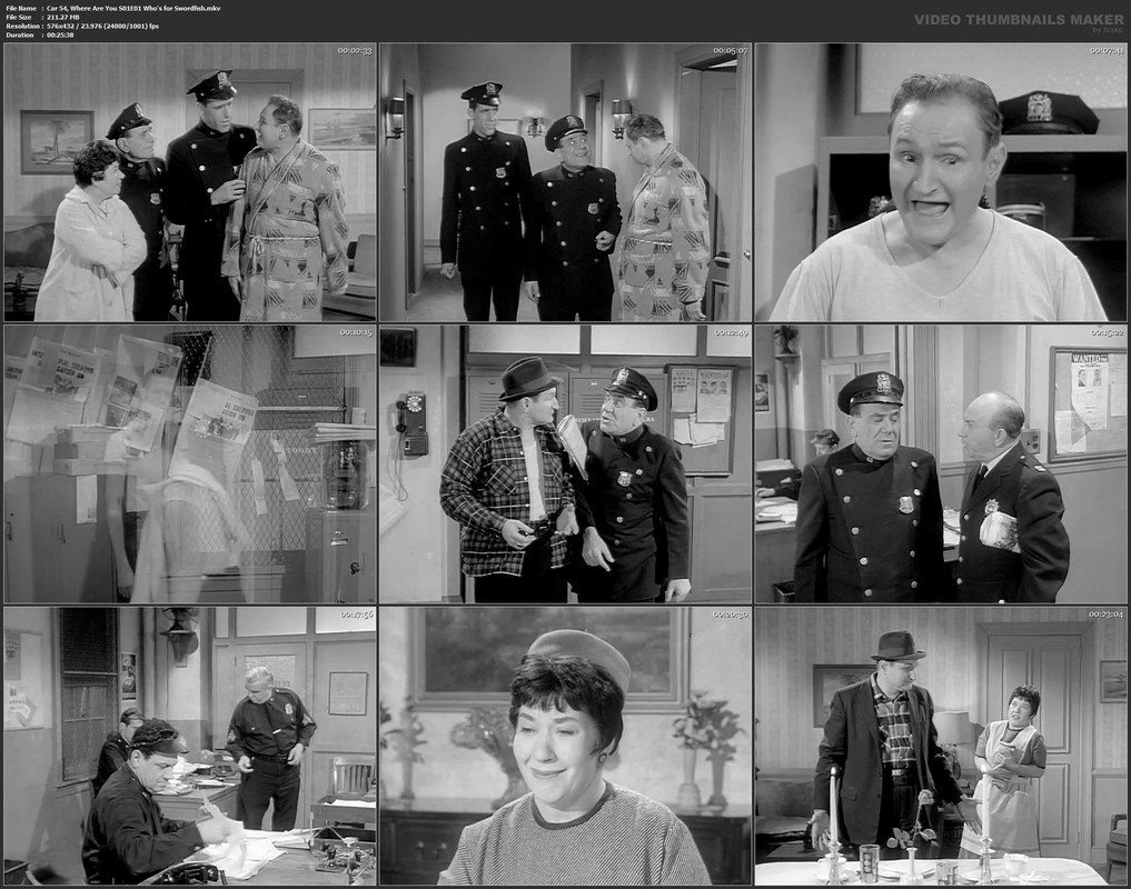 Car 54, Where Are You S01E01 Who's for Swordfish.mkv