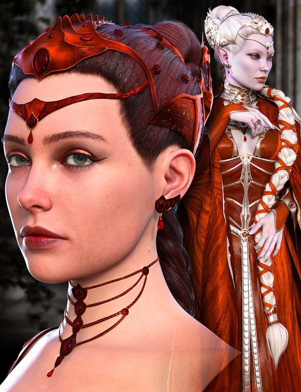 Royal Sun Updo for Genesis 9