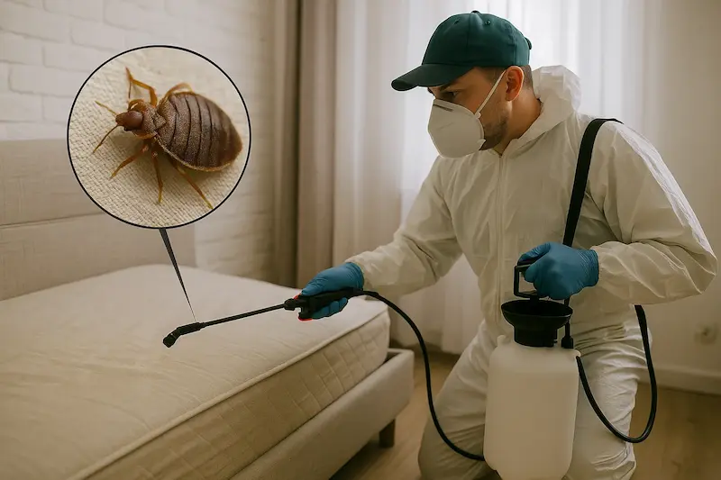 مكافحة الحشرات بق المقاوم للمبيدات